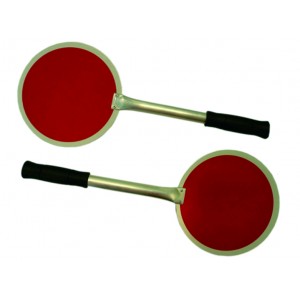 RAQUETE DE SINALIZAÇAO DUPLO STOP *